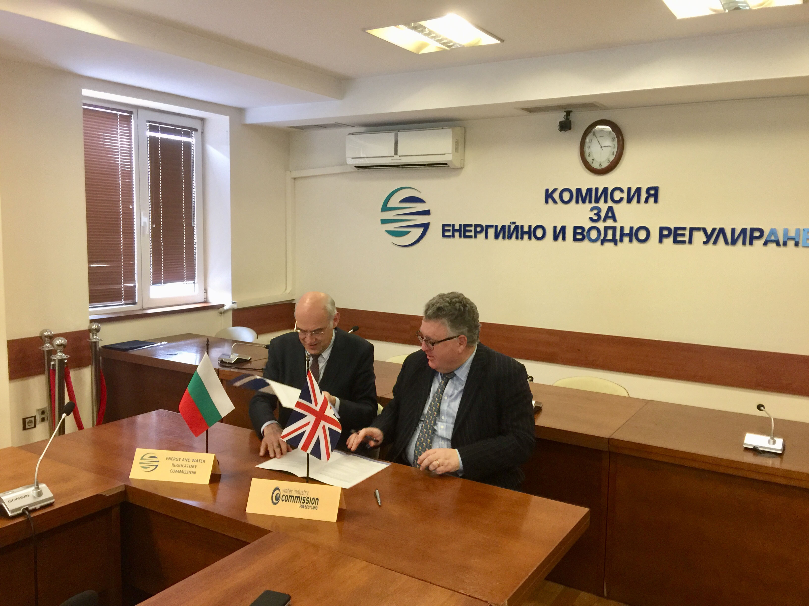 EWRC AND THE WATER INDUSTRY COMMISSION IN SCOTLAND SIGNED A COOPERATION AGREEMENT